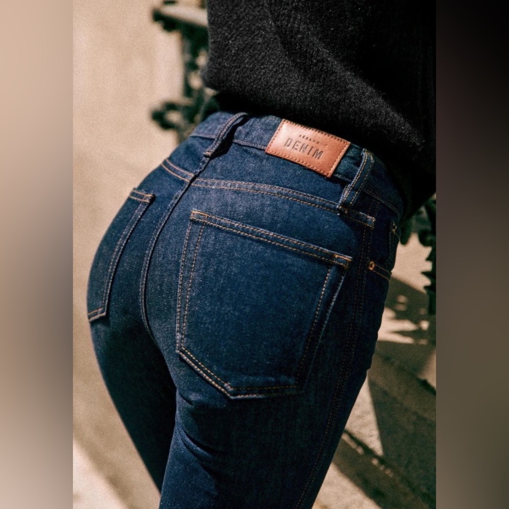 NWT Sezane “Brut Sexy” High-Rise Jeans